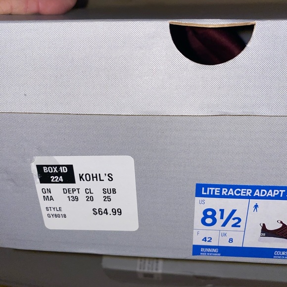 Mens Adidas mens 8.5 womens 10 - Picture 4 of 5